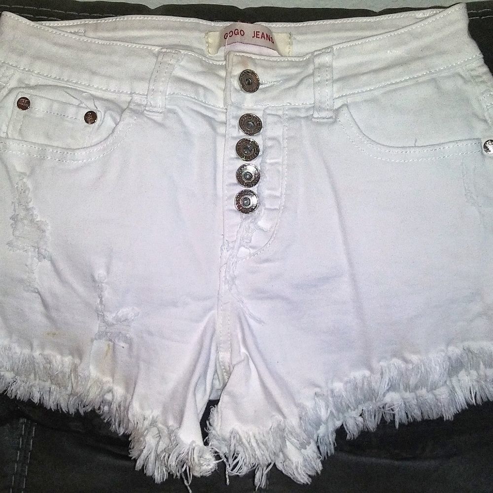 GoGo cutoff jean shorts. Sz 5